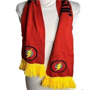 DC Justice league fringe lightning bolt Scarf